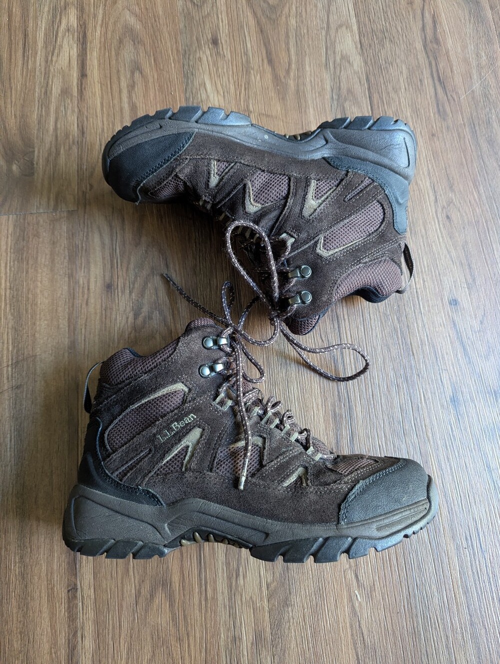 L.L. Bean Men's Brown Dri Lex Hiking Boots Sz 7.5
